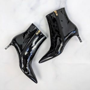 NWOT VIA SPIGA Baronne Patent Leather Bootie